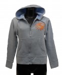 Hoodie zip Woman Blue COD. MS019