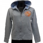 Hoodie zip Woman Blue COD. MS019
